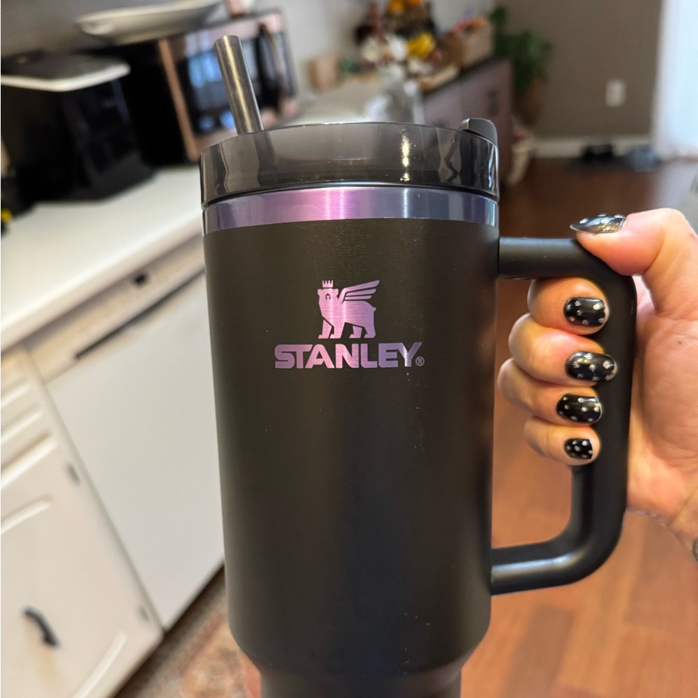 Stanley Matte Black Travel Mug with Handle